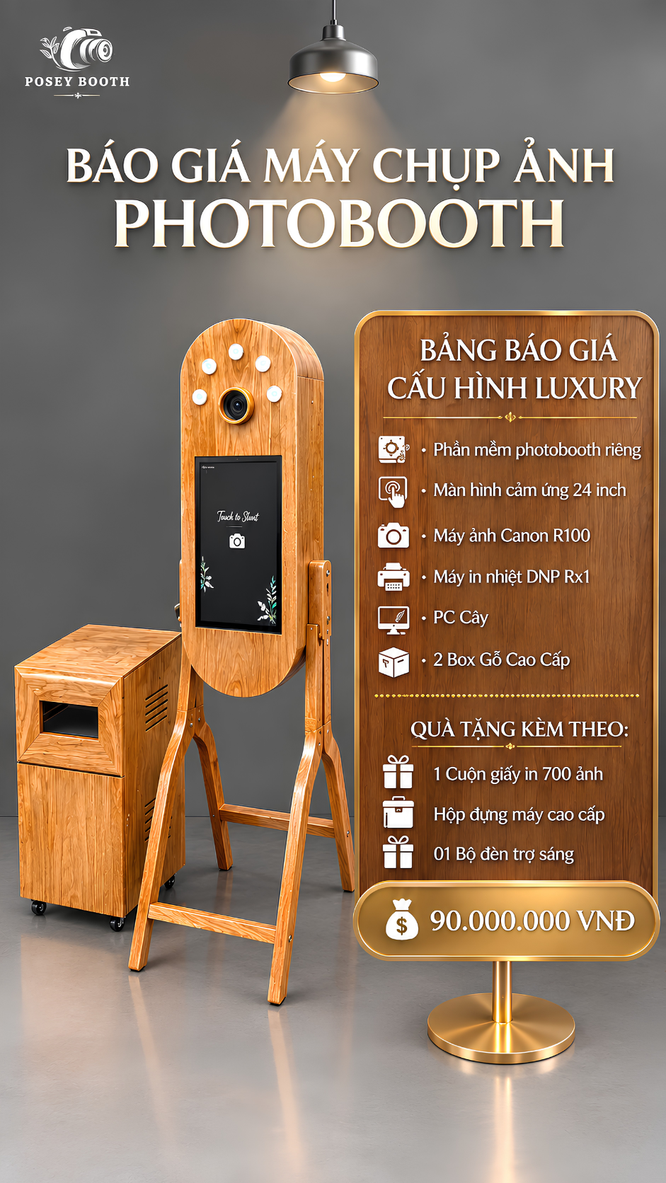 5 cấu hình máy Photobooth